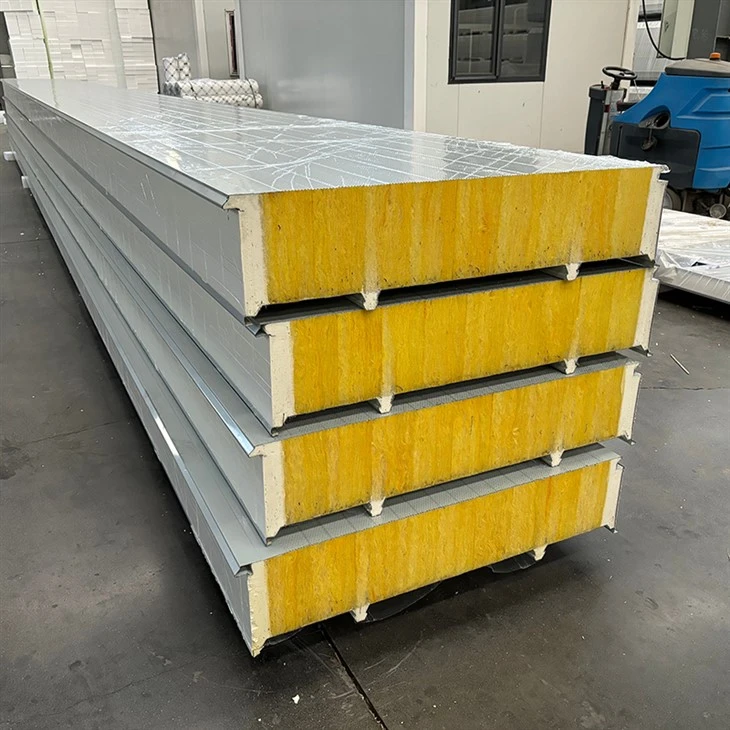 PU Edge Sealing Rockwool Roof Panel manufacturers