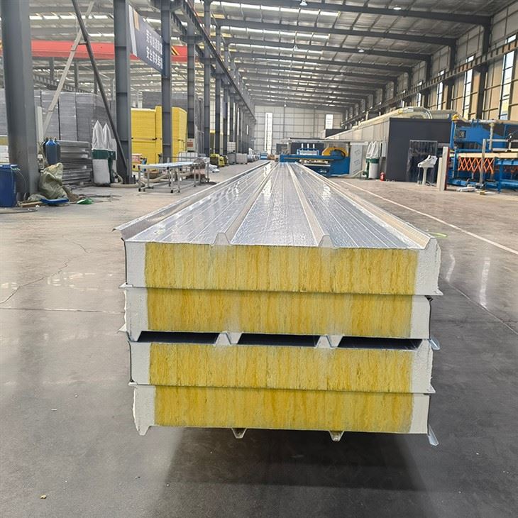 PU Edge Sealing Rockwool Roof Panel manufacturers
