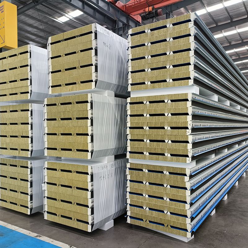 PU Edge Sealing Rockwool Roof Panel